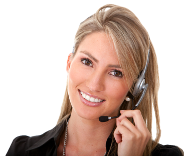 picture of young girl answering calls at Cornick Mountain web design